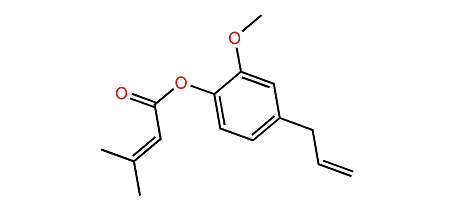 4-Allyl-2-methoxyphenyl 3-methyl-2-butenoate